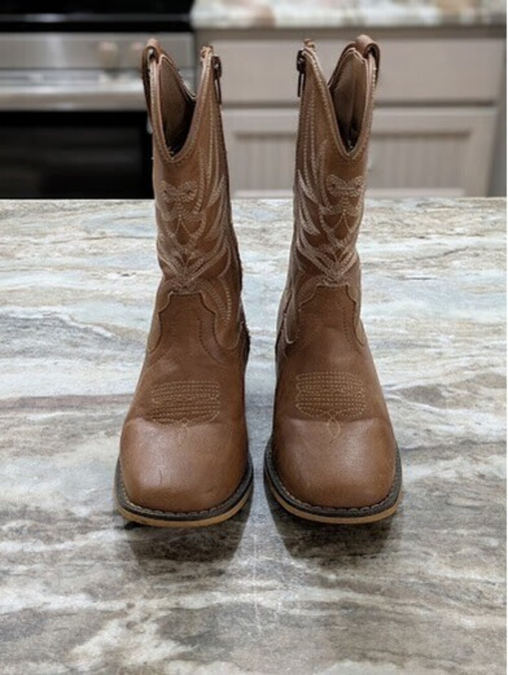 🤎 GUC Rollda Children’s Cowboy Boots Tan | Comfy | Perfect for fall photos